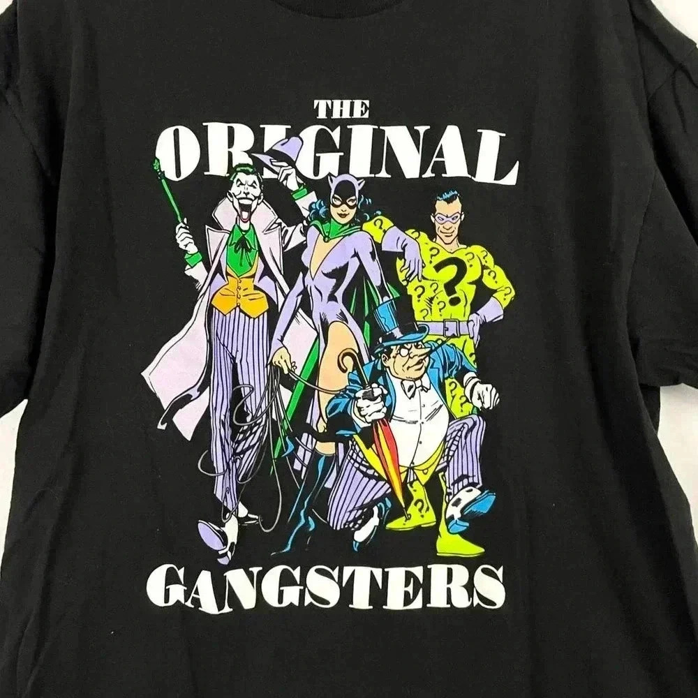 Dc Comics Mens Original Gangsters Graphic T-Shirt 2XL Men's - Picture 4 of 6
